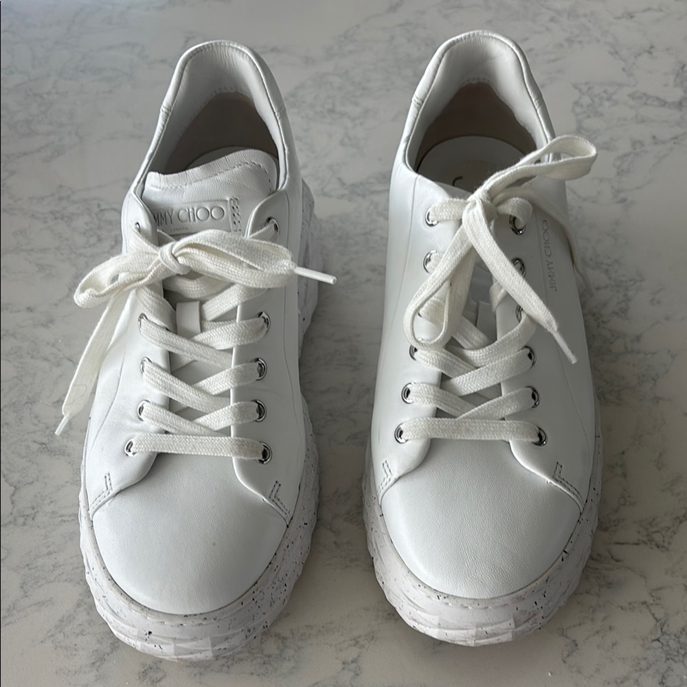 Jimmy Choo Diamond light maxi White Women's Sneakers size 39.5